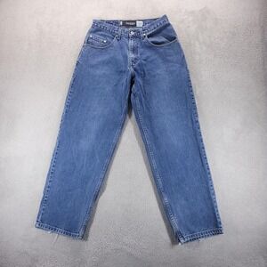 VTG Levis Silvertab Jeans Mens 30x32 Blue Baggy Wide Leg Medium Wash Y2K